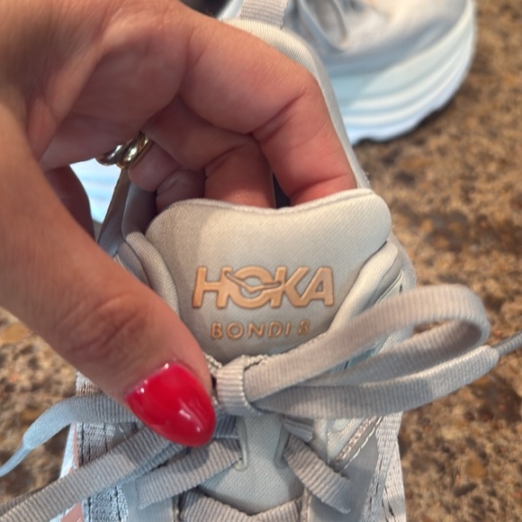 Hoka Bondi 8 Harbor Mist / Lunar Rock - Picture 5 of 10